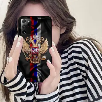 Rusia Steaguri rusești Emblema Caz de Telefon pentru Samsung Nota 20 Ultra Pro 10 9 8 5 M51 M30 M31 S M20 M10 M11 A20S A32 Acoperi Imagine 2