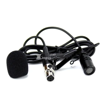 4buc Mini XLR 4 Pini TA4F cu Fir Cravată Clip pe Lavaliera Rever Microfon Condensator Microfon Mike Pentru SHURE Karaoke Wireless Transmitter Imagine 2