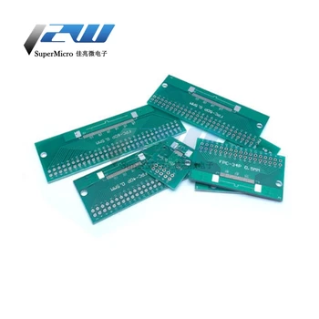 Dublu Partea de 0,5 mm 1 mm 6 8 10 12 20 40 50 60 Pin la BAIE 2.54 mm FPC/FFC SMT Adaptor Socket Placa PCB Board Conector DIY KIT Imagine 2