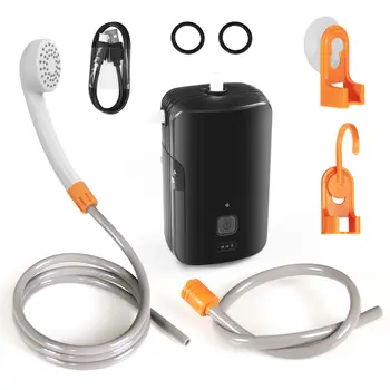 4400 mAh de Călătorie Portabil Impermeabil Agățat Spalatorie Auto USB Reîncărcabilă în aer liber Camping Drumetii Unelte de Grădinărit Duș Pompa Imagine 2
