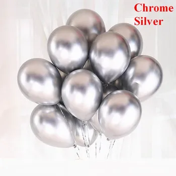 10buc 10inch Dublu Strat Rudy Rosu Visiniu Baloane din Latex Metalizate Gonflabile, baloane Nunta Petrecere Decoratiuni Imagine 2
