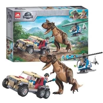 Noi Jurassics Dinozaur Lume 60133 Urmarind Carnotaurus Model Animal Blocuri de Constructii pentru Copii Jucarii Compatibil cu Păpuși Cu 76941 Imagine 2