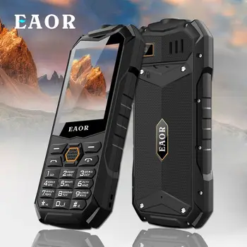 EAOR IP68 Impermeabil Telefon Slim Telefon Robust rezistent la Șocuri 2000mAh Dual SIM Telefoane Tastatura Telefon Caracteristică cu Orbire Lanterna Mobil Imagine 2