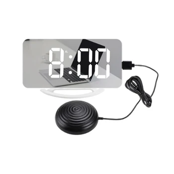 Ceas Cu Alarmă Cu Pat Agitator Super Tare Ceas Cu Alarmă Cu Pat Agitator Vibrator Ceas Deșteptător Super Tare Digital Dormitor Ceas Mare Imagine 2
