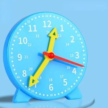 Copii de învățare cognitiv-ceas de timp jucarii educative ora-minute-secunde culoare jucarii pentru copii de educație timpurie didactice Imagine 2