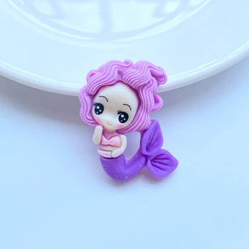 10buc Nou Drăguț Rășină Mini Desene animate Printesa Flatback Piatra Figurina Album Decor DIY Meserii Accesorii Imagine 2