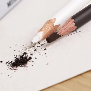 Maro Alb Creion Schiță pentru Pictura Desen Profesionist Instrument Non-toxice Baza Pastel Arta de a Evidenția Schiță în Cărbune Pen Imagine 2