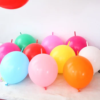 50pcs/lot 6 inch Link-ul de baloane Petrecere de Nunta Decoratiuni coada ballon Home & Garden /Eveniment si Consumabile Partid /Căsătorie cameră decor Imagine 2