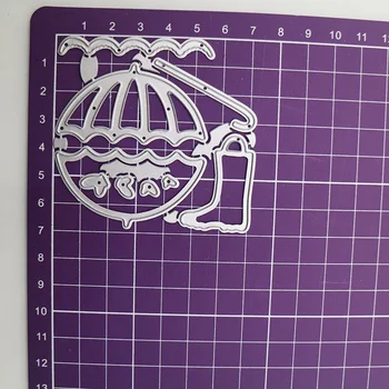 Umbrelă de Metal Artizanat Muri Tăiate Album Relief DIY Coperta Albumului Lama Pumn Șabloane de Tăiere Moare Cărți de Hârtie Instrument de Luare Imagine 2