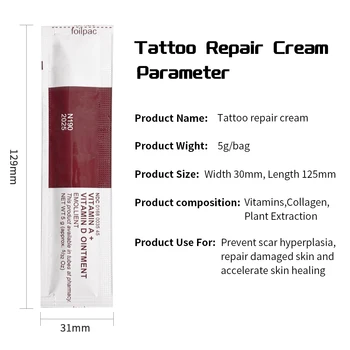 Tatuaj Accesorii 30/50/100buc Vitamina Unguent A&D Anti Cicatrice Tatuaj Ingrijire Crema Pentru Tatuaj Body Art Machiaj Permanent Imagine 2