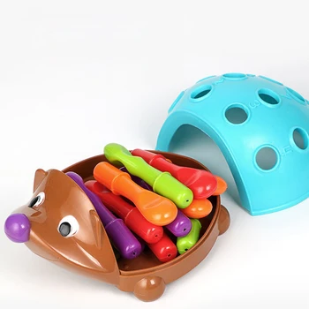 Arici Montessori de Jucării pentru Copii de Concentrare de Formare de Educație Timpurie Jucării Motorii și Senzoriale Jucării de Ortografie Mic Arici Imagine 2