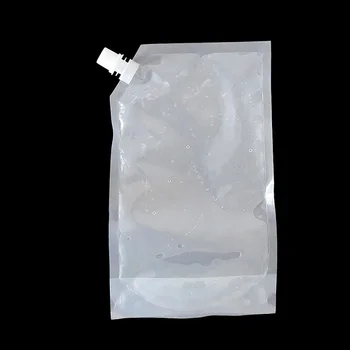 1buc Plastic Transparent Cioc Husă Reutilizabile din Plastic Durabil Pungă Sticla Pentru Lichide Bea Pungă Sigilată de Ambalare Sac Portabil Imagine 2