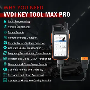 Xhorse VVDI Instrument-Cheie Max PRO cu Cheie Tool Max și Mini OBD Instrument de Funcții cel Mai bun Preț Profesionale Cheie Programator Adaugă Tensiune Imagine 2