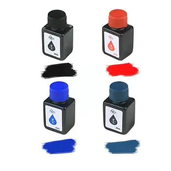 20ml Stilou Cerneală Roșu Albastru Negru Reumplerea Cerneluri Non-carbon Pen Rechizite Îmbuteliată Fantana de Cerneală Papetărie de Birou P3j6 Imagine 2