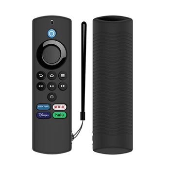 Controler de la distanță Caz Acoperire Pentru Amazon Foc TV Stick Lite Alexa Voce Remote Lite 2nd Gen Protector cu Maneci de Piele cu Detasabila Imagine 2