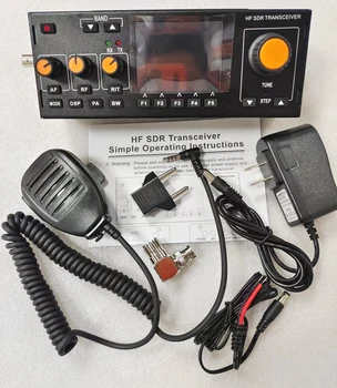RS-918 Plus 15W HF Transceiver SDR MCHF-QRP de Emisie-recepție Radio pe unde Scurte de Amatori cu camera în mână un Microfon Încărcător 3.4 AH Construit în Baterie Imagine 2
