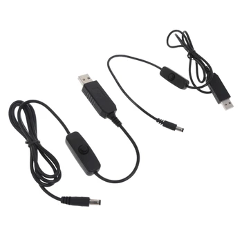 USB 5v la 12v Pas Volt Regulator de Putere cu Tensiunea de Linie Convertor Cablu Adaptor pentru Router Imagine 2