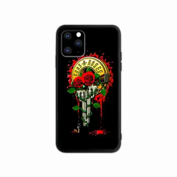 Trupa Rock Guns N Roses Telefon Caz Pentru IPhone 13 Mini 12 11 Pro Max Xs X Xr 7 8 Plus Se 2020 Silicon Coque Imagine 2