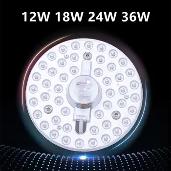 NOI 36W 24W 18W 12W LED Inel PANOUL de Cerc de Lumină SMD2835 LED Rotund Plafon bord lampă circulară bord AC220V 230V 240V LED-uri lumina Imagine 2