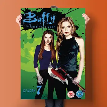 Buffy the vampire slayer drama TV Decorative Canvas 24x36 Postere Sala de Bar, Cafenea Decor Cadou de Arta de Imprimare Picturi murale Imagine 2