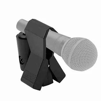 1 buc Microfon Clip Universal Primăvară Microfon Flexibil Microfon Suport Prindere Accesoriu Clip Negru Montare Suport de Plastic T2F8 Imagine 2