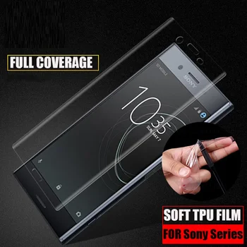 Hidrogel de Film Protector de Ecran Pentru Sony XA Ultra XA1 Plus Xperia 10 Plus Film Pentru Sony XZ XZS XZ1 Compact XZ2 Premium Imagine 2