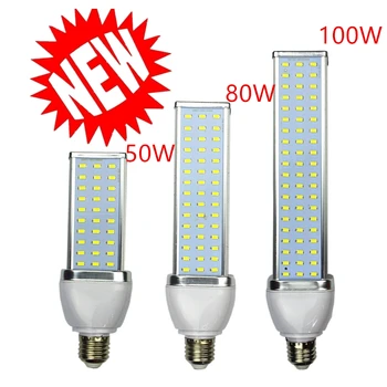 NOI 1buc/lot 5730 LED lampă cu lumină de Porumb 50W Bec Led AC 110V/220V B22 E26 E27 E39 E40 85-265V luminozitate Ridicată de economisire a energiei bec Imagine 2