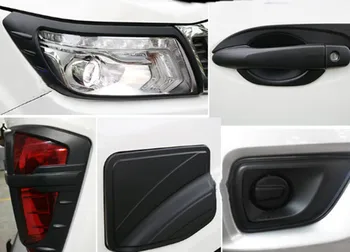 Usa Usi de Protectie a Introduce Mâner Capac Castron de Preluare Portbagaj Piese Auto ABS Negru Mat Masina de Acces Pentru Navara NP300 Decor Kituri Imagine 2
