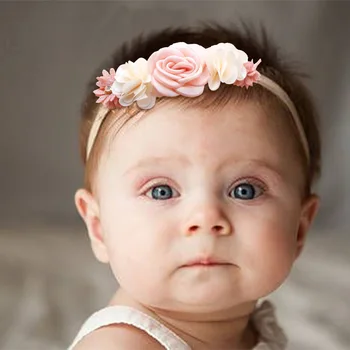 Fetita Bentita Copil Drăguț Elastic Banda De Părul Capului Nou-Născut Floare Copilul Bentita Pălării Copii Accesorii Imagine 2