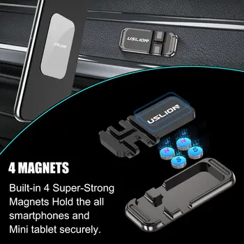 2022 NOI Magnetic Masina cu Suport pentru Telefon Anti-Shake Suport de Telefon de Montare tablou de Bord Auto Evacuare a Aerului Suport Auto Pentru IPhone Huawei Un Plus Imagine 2