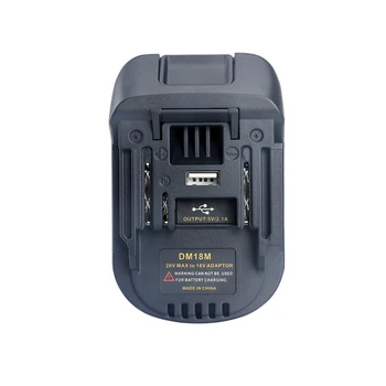 Adaptor baterie Pentru Milwaukee Pentru Dewalt pentru Makita Bl1830 Bl1850 Baterii Pentru Dewalt acumulator instrumente DM18M Imagine 2