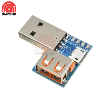 4P 2.54 mm DIP PCB Convertor Adaptor de sex Masculin la Feminin USB la MICRO Conector de Interfață 4 PINI Mufă Dreaptă Breakout Bord Imagine 2