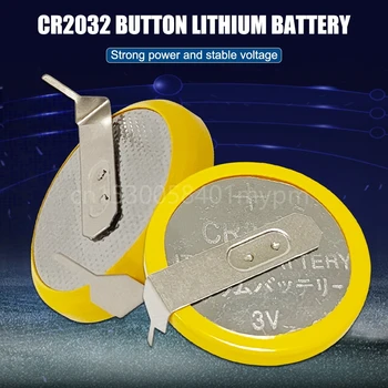 10BUC Dewtox CR2032 Baterie Litiu În Linie Orizontală Pin de Lipire Baterie pentru Alarma Telecomanda Cheii Autovehiculului cantar Electronic Imagine 2