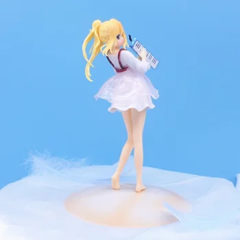 Japonia Anime în aprilie Kaori Miyazono melodica rochie Roz Ver PVC Acțiune Figura Figurine de Colectie Model Statuia Figura Imagine 2