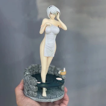 Anime Prosop de Baie YoRHa Nr. 2 Tip B Figura Baie Scena NieR:Automata Adulți Fata PVC figurina de Colectie Model Jucarii Papusa Imagine 2
