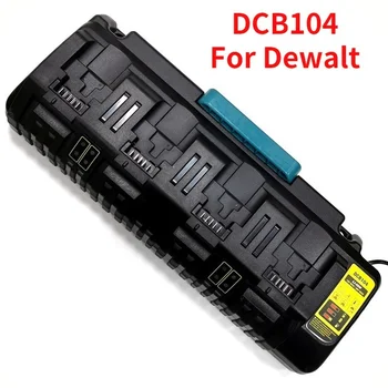 DCB104 Încărcător Rapid Optimă 4 Port 3A Platesc Curent Pentru Dewalt 10.8 V, 14.4 V 18V 20V Flex Volt Baterie cu Litiu DCB112 DCB115 Imagine 2