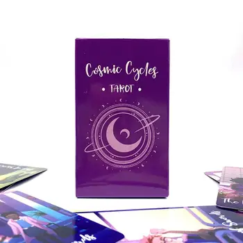 Cicluri Cosmice Tarot Tarot Divinație Carte Petrecere De Familie Tabla De Joc Soarta Carte De Avere Amuzant Jocuri De Masă Spunându-Joc Pentru Adulți Imagine 2