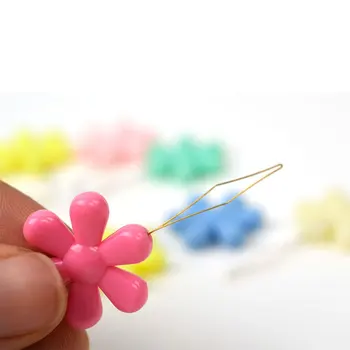 10BUC Plastic Threader cruciulițe Ace de Flori Multicolore de Inserție Instrumente de Mână Cusut DIY Meșteșug Accesorii G Imagine 2