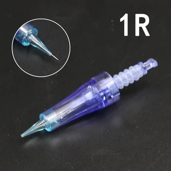 10buc 12/36/1R/3R pin albastru micro ac cargridge electric DR derma pen înlocuirea ace de cap din oțel inoxidabil ac tatuaj Imagine 2