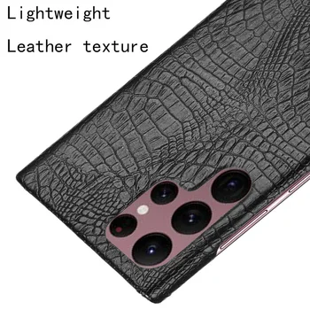 Pentru Samsung Galaxy S22 Ultra Plus Cazul de Lux Crocodil model PU piele Caz Pentru Samsung Galaxy S22 S 22 5G Caz de Telefon Imagine 2