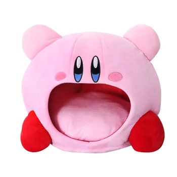 Kawaii Kirby serie Anime drăguț creatoare de Moda Kirby moale de pluș inhalare pălării pui de somn, perna poate fi făcut de Companie cuib păpușă jucărie Imagine 2