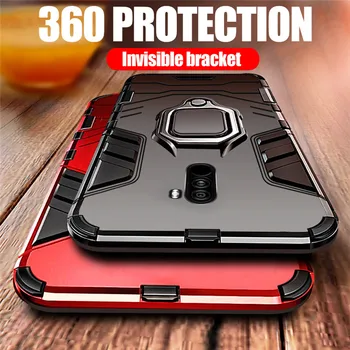 4 în 1 Caz Pentru Huawei Mate 20 Lite P20 P30 Pro Armor Magnet Caz de Telefon Onoare Nota 10 6X 8X P Inteligente Y9 2019 barei de protecție la Șocuri Imagine 2