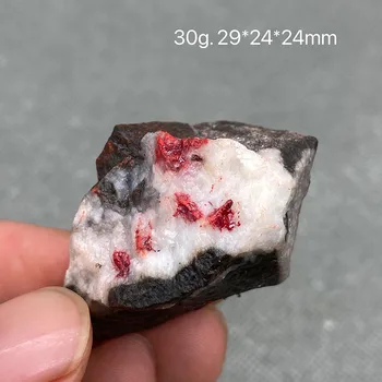 Naturale Cinabru piatră Originale Piatra roșie Vindecare Reiki Cristal Imagine 2