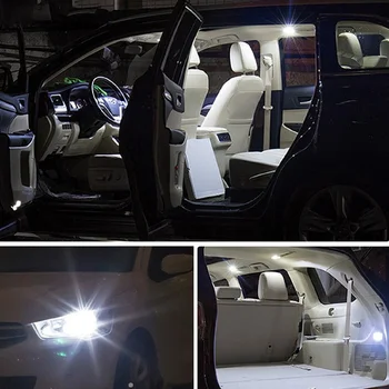 4buc Mașina de Lumină Lampă cu Led-uri Auto Bec Festoon CANBUS C5W 31MM 36mm 39mm 41mm Dom lectură de Înmatriculare kit de Lumina pentru BMW audi Imagine 2