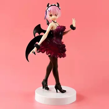 Re:Viața Într-O Lume Diferită De Zero Ram Rem Clar de Seara Diavolul Înger 23cm Figura Anime PVC Model de Jucărie de Colectare Papusa Cadou Imagine 2