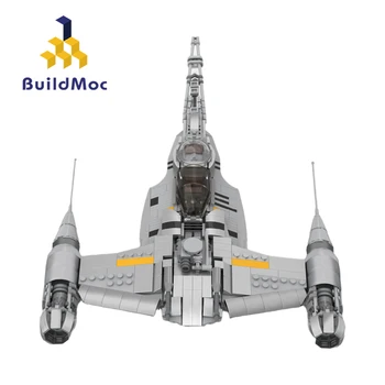 Buildmoc Steaua Lupta Film N-1 Starfighter Aeronave MOC Set de Blocuri de Construcție Truse de Jucarii pentru Copii, Cadouri pentru Copii Jucărie 603PCS Cărămizi Imagine 2