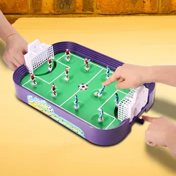 Dublu Luptă Joc De Fotbal De Pe Desktop Teren De Fotbal-Model Copii Fotbal Băieți Jucărie Distractiv Mini Fotbal De Masa Set Copii Sport Jucărie Cadou Imagine 2