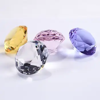 30cm Colorfu Cristal de Diamant Culori Romantice Pahar Mare Diamant Partidul Decor Acasă Ornamente Decor Petrecere de Crăciun Cadouri Imagine 2