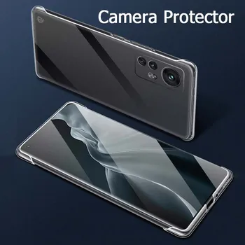 Transparent, Fara rama Caz de Telefon Pentru Xiaomi Mi 12T Ultra Clear Subțire PC Greu de Fotografiat din Spate Protector Bara de protecție Coajă Imagine 2