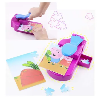 Copii Puzzle Educativ pentru prepararea de Jucărie Puzzle-Cutter de Desene animate de Animale de Trafic Tangram Puzzle Ambarcațiuni DIY Hârtie de Tăiere Mașină Cadou Imagine 2